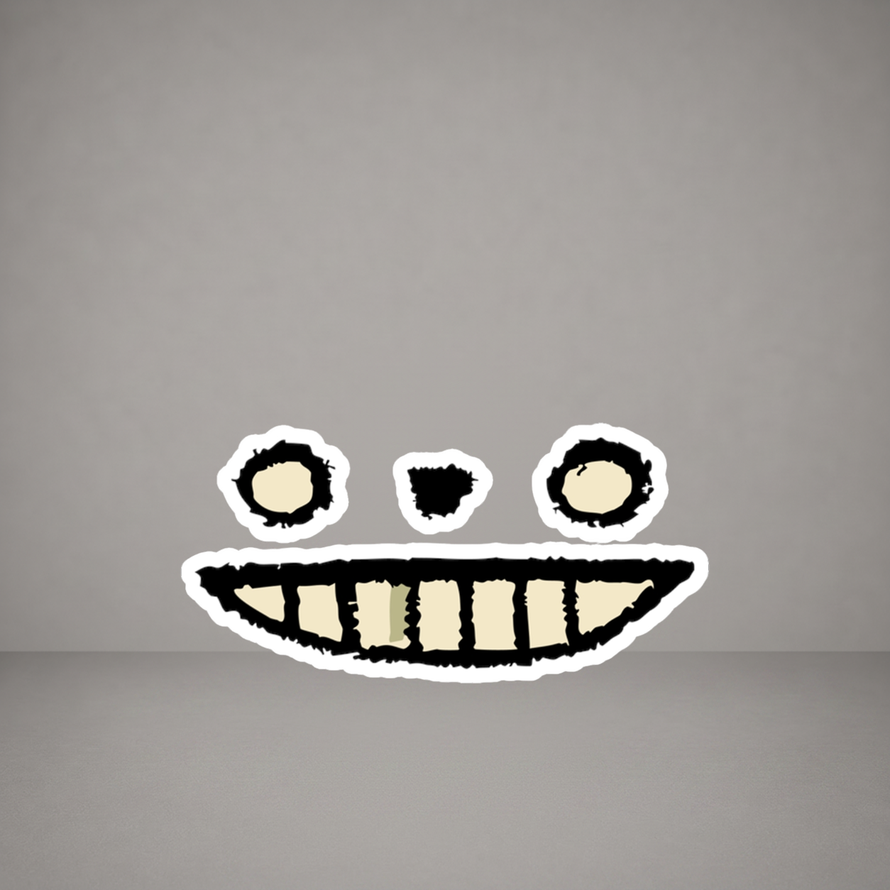 "GRIN" STICKER